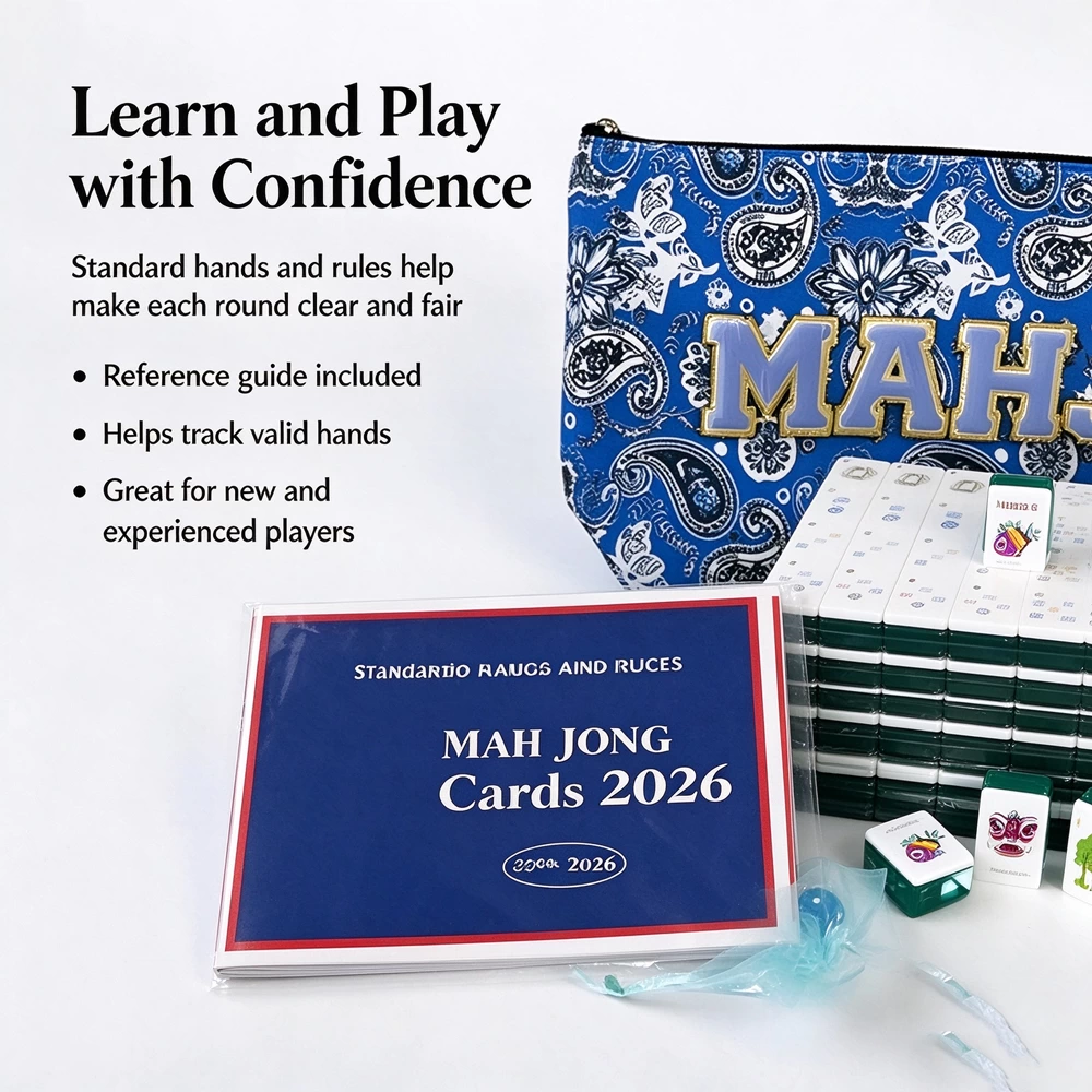 Blue Paisley American Mahjong Travel Set - image 5