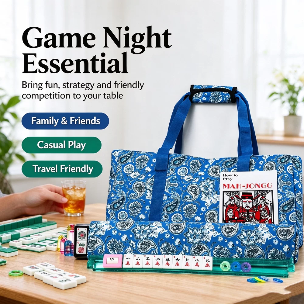Portable American Mahjong Travel Game Set - image 5