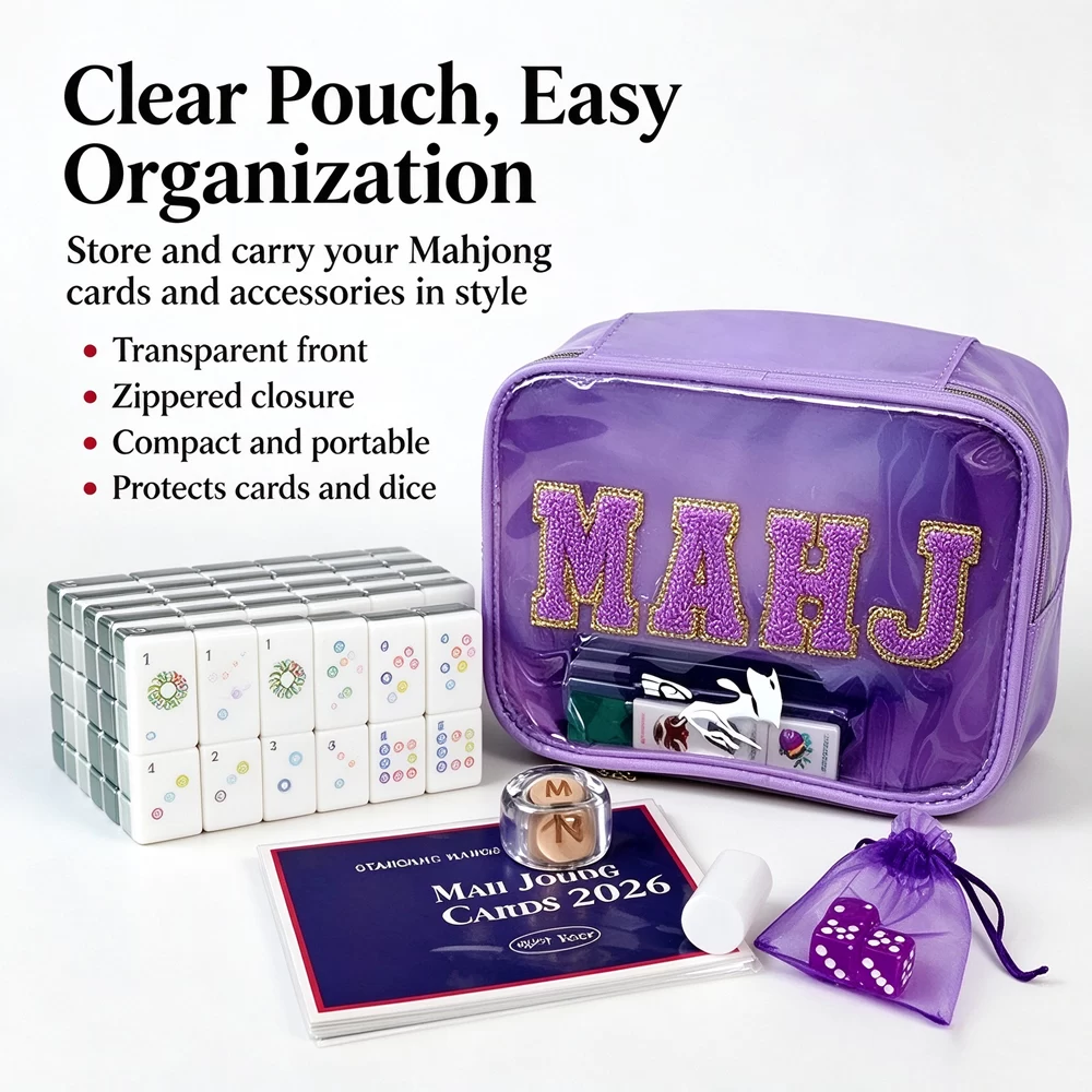 Purple Glitz Mahjong Set - image 6