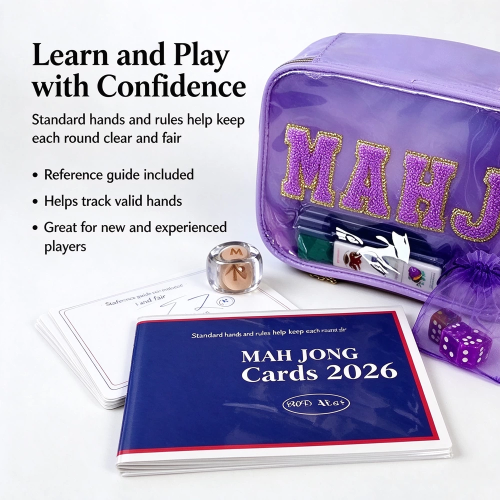 Purple Glitz Mahjong Set - image 4