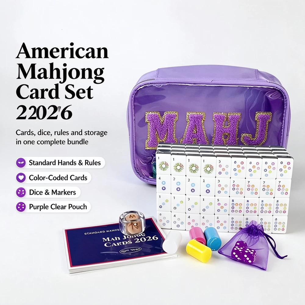 Purple Glitz Mahjong Set - image 2