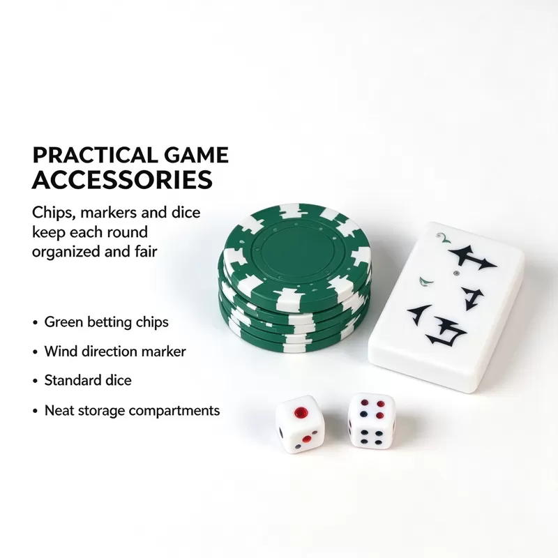 Red Charm Collection Mahjong Set - image 3