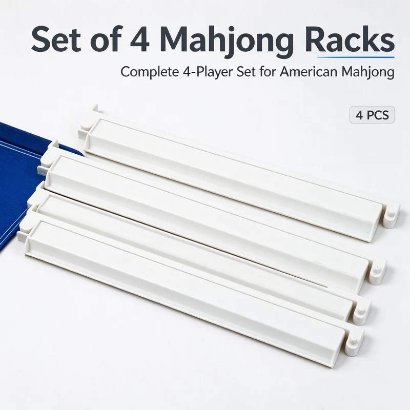 Solid Color Acrylic Mahjong Rack - image 5