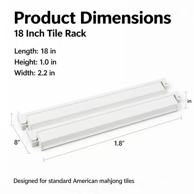 Solid Color Acrylic Mahjong Rack - image 3