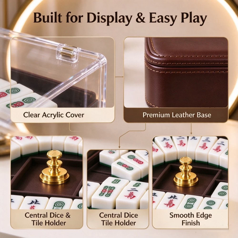 Clear Acrylic Mahjong Display Box - image 2
