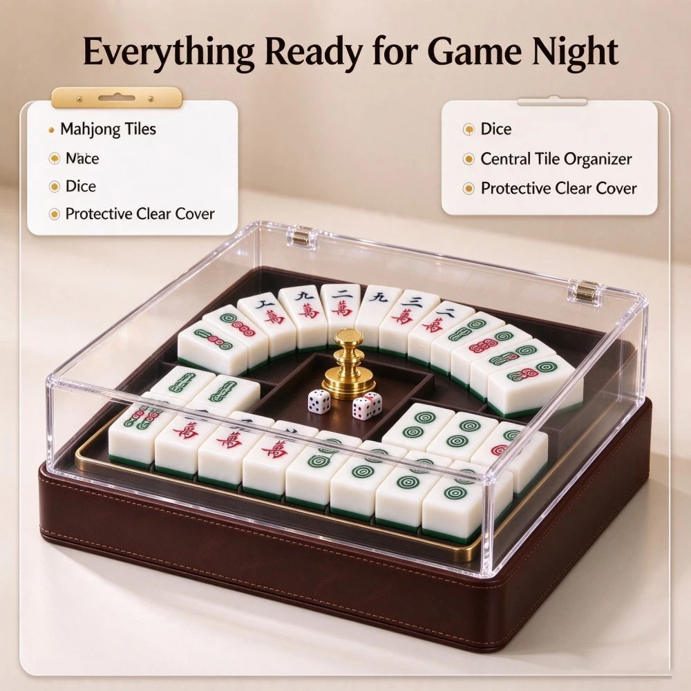 Clear Acrylic Mahjong Display Box - image 3