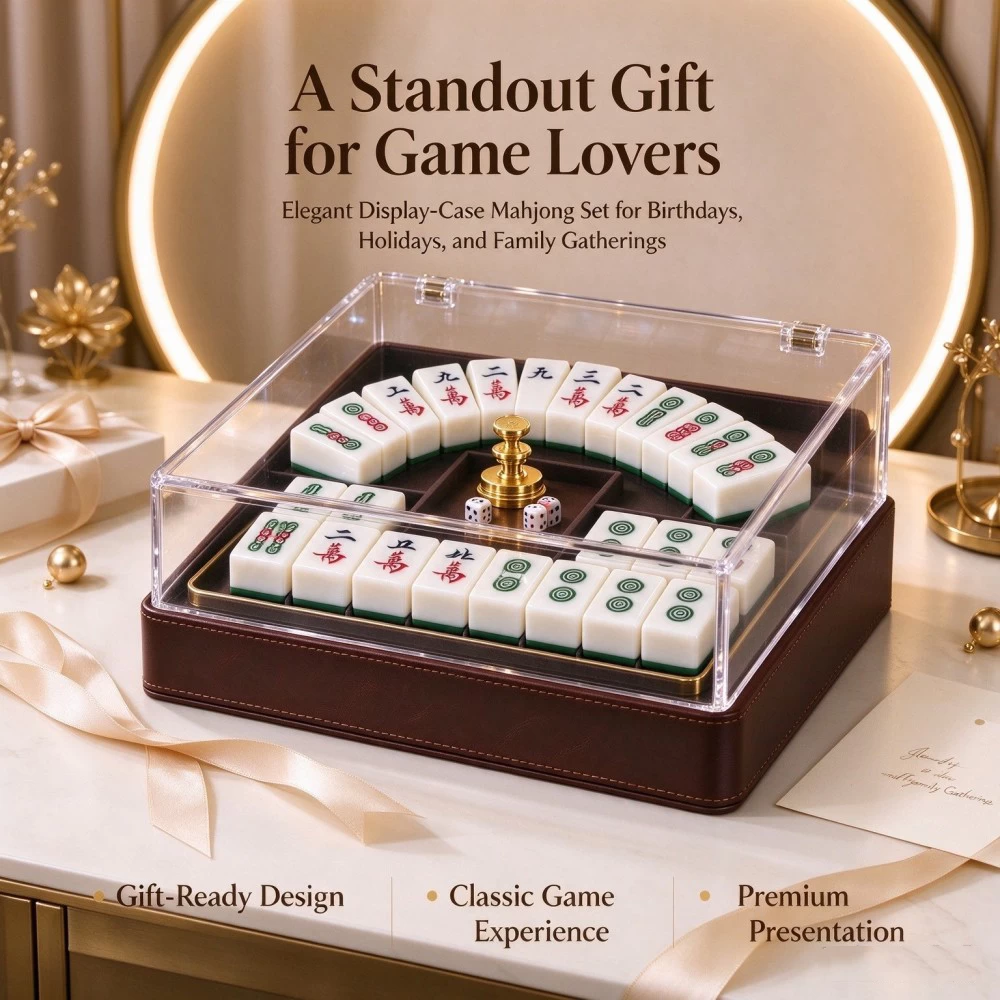 Clear Acrylic Mahjong Display Box - image 5