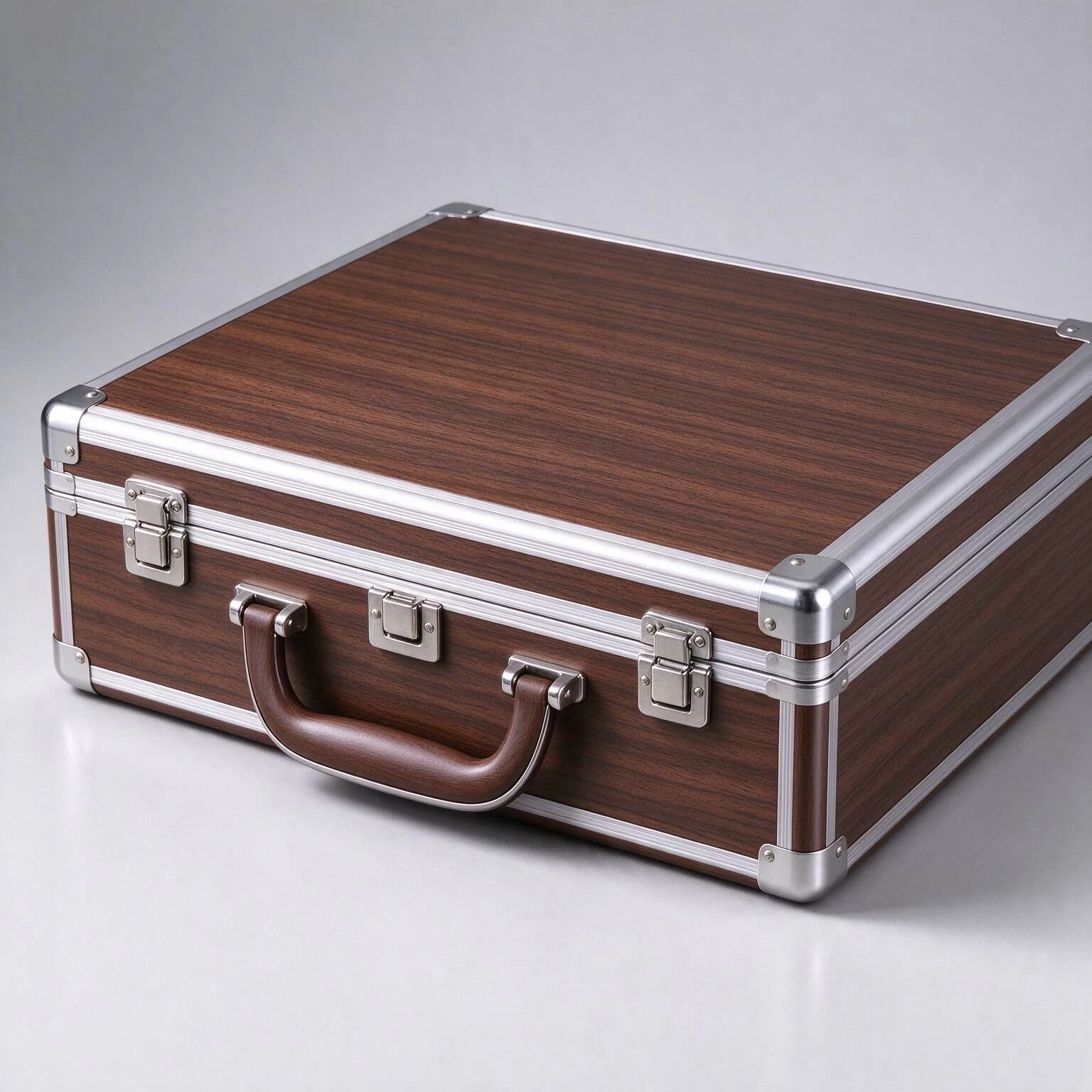 Mahjong Display & Travel Case with Wooden Finish
