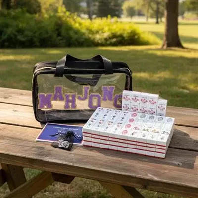 Black Clear Mahjong Set Black Clear Mahjong Set