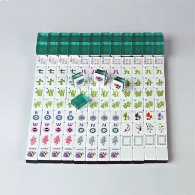 Blue Paisley American Mahjong Travel Set Blue Paisley American Mahjong Travel Set