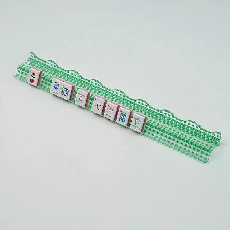 Grid Pattern Acrylic Magnetic Mahjong Racks With Wavy Edges Grid Pattern Acrylic Magnetic Mahjong Racks With Wavy Edges