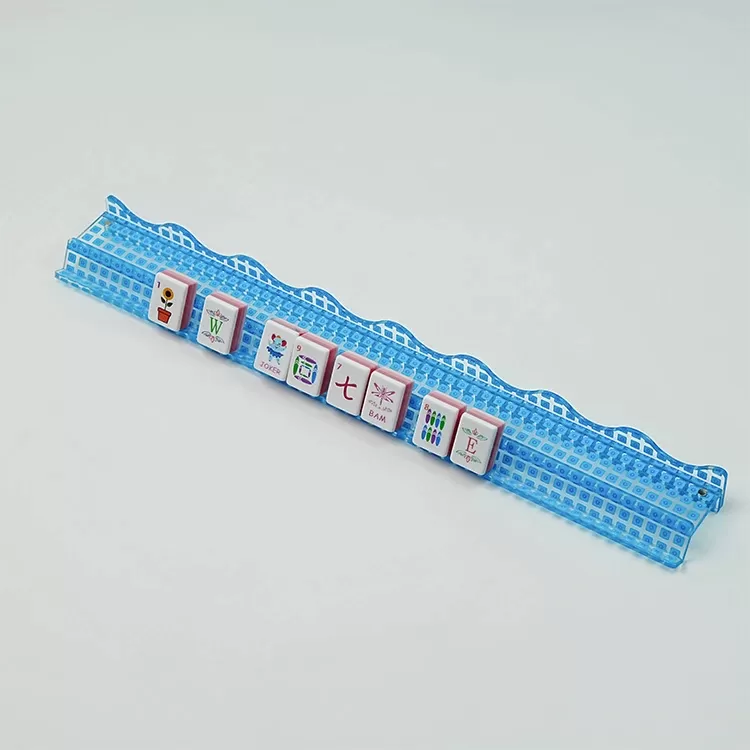 Grid Pattern Acrylic Magnetic Mahjong Racks With Wavy Edges Grid Pattern Acrylic Magnetic Mahjong Racks With Wavy Edges