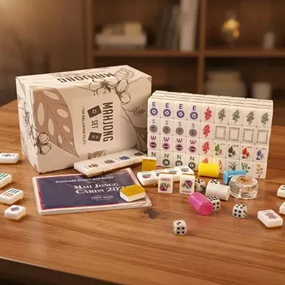 Minimal Floral Mahjong Set Minimal Floral Mahjong Set
