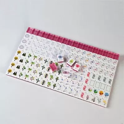 Pink Cartoon Emoji Mahjong Set Pink Cartoon Emoji Mahjong Set