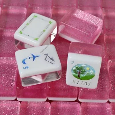 Pink Cartoon Emoji Mahjong Set Pink Cartoon Emoji Mahjong Set