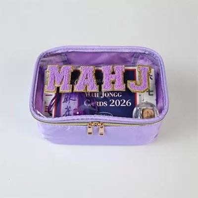 Purple Glitz Mahjong Set Purple Glitz Mahjong Set