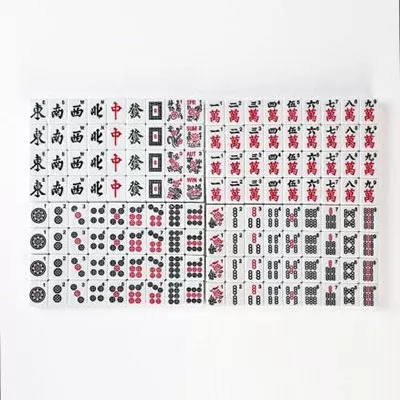 Retro Floral Mahjong Set Retro Floral Mahjong Set