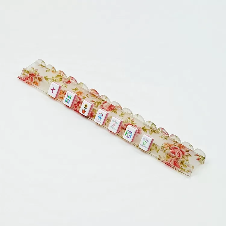 Tortoiseshell Leopard Floral Acrylic Magnetic Mahjong Racks Tortoiseshell Leopard Floral Acrylic Magnetic Mahjong Racks